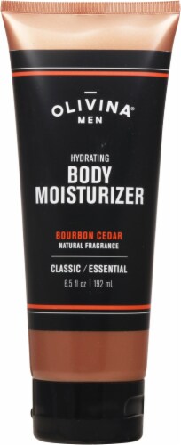Olivina® Men Bourbon Cedar Hydrating Body Moisturizer Perspective: front