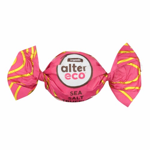 Alter Eco Americas Organic Truffles - Sea Salt - .42 oz - Case of