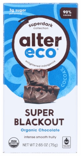 Alter Eco Organic Super Blackout Chocolate Bar, 2.65 oz - Fry's Food Stores