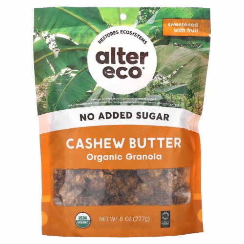 Alter Eco Organic® Cashew Butter Granola Perspective: front