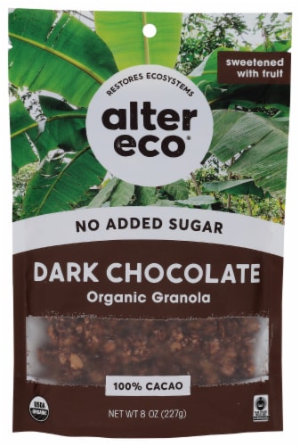 Alter Eco® Dark Chocolate Granola Perspective: front
