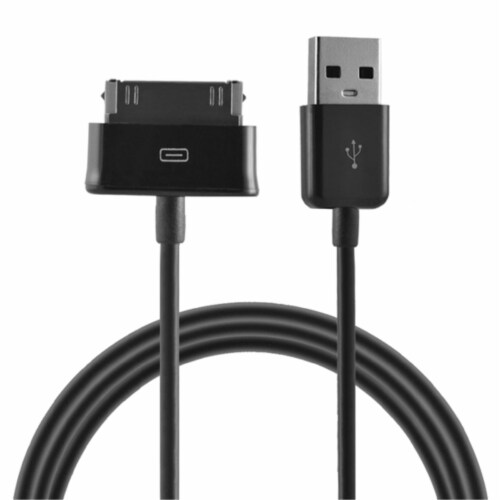 Ematic ESC30 Charge and Sync 30-Pin to USB-A Cable, 3 Feet Perspective: front