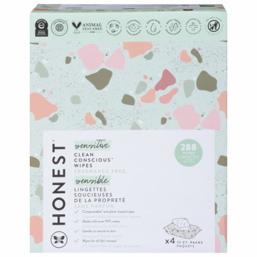 Honest Fragrance Free Baby Wipes, 288 ct - Kroger