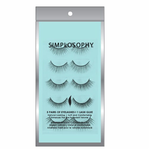Simplosophy False Eyelash Kit Perspective: front