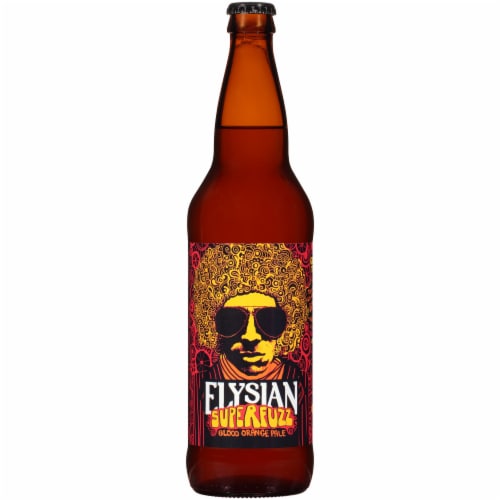 Elysian Super Fuzz Blood Orange Pale Ale Perspective: front