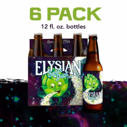 Elysian Space Dust Craft India Pale Ale Beer Perspective: front