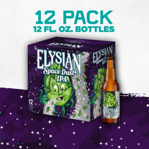 Elysian Space Dust Craft IPA Beer Perspective: front