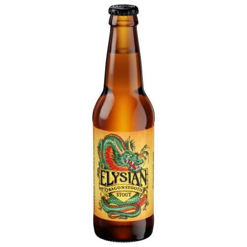 Elysian Brewing Company Dragonstooth Stout Beer Perspective: front