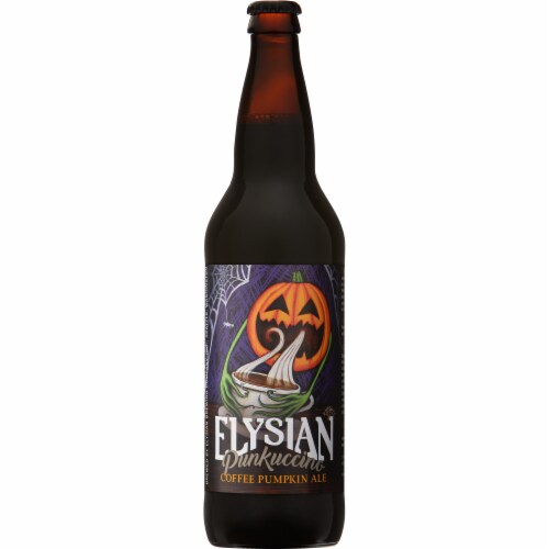 Elysian Brewing Company Punkuccino Coffee Pumpkin Ale Perspective: front