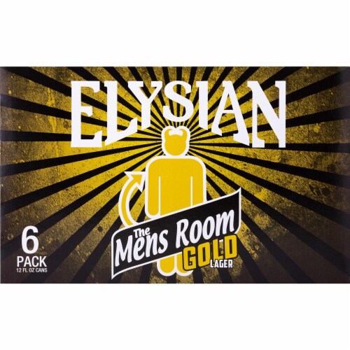 Elysian Brewing The Mens Room Gold Lager Perspective: front
