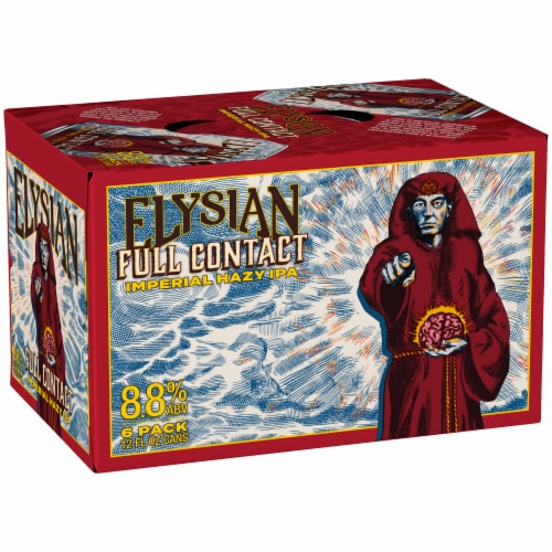 Elysian® Full Contact Imperial Hazy IPA Perspective: front