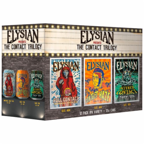 Elysian Brewing Company The Contact Trilogy Variety Pack Perspective: front