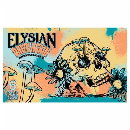 Elysian Brewing Company Dawn Again Hazy Pale Ale Perspective: front
