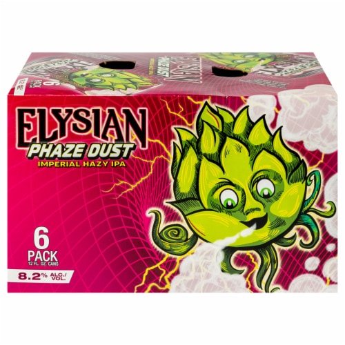 Elysian Brewing Company Phaze Dust Imperial Hazy IPA Perspective: front