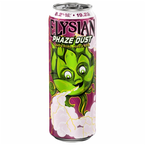 Elysian Brewing Company Phaze Dust Imperial Hazy IPA Perspective: front