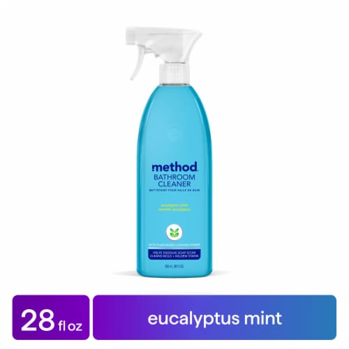 Method Tub and Tile Spray Cleaner, Eucalyptus Mint Perspective: front