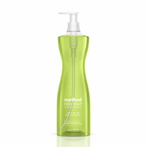 Method Lime + Sea Salt Dish Soap Perspective: front