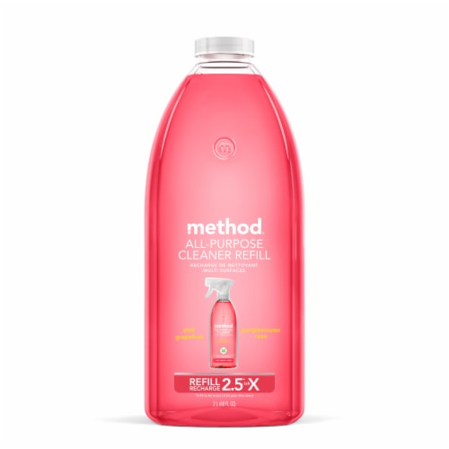 Method® All Purpose Pink Grapefruit Natural Surface Cleaner Refill Perspective: front