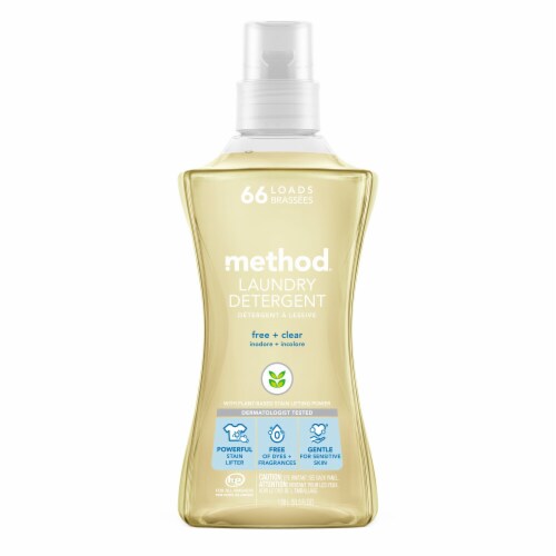 METHOD Laundry Detergent Free + Clear 66 Loads Perspective: front