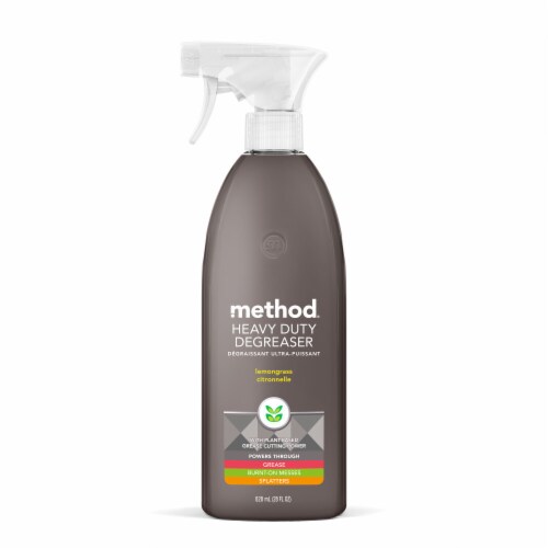 METHOD Heavy Duty Degreaser Oven Cleaner and Stove Top Cleaner Lemongrass Perspective: front
