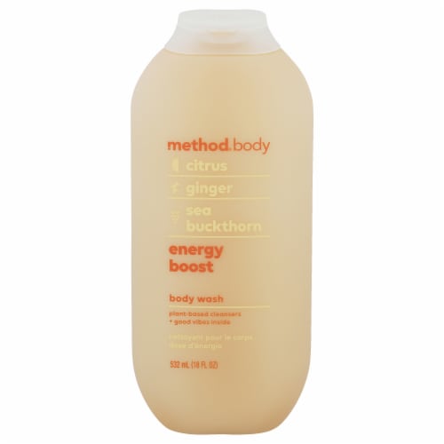 Method Citrus Ginger & Sea Buckthorn Body Wash Perspective: front