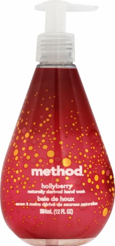 Method Hollyberry Holiday Liquid Hand Soap Perspective: front