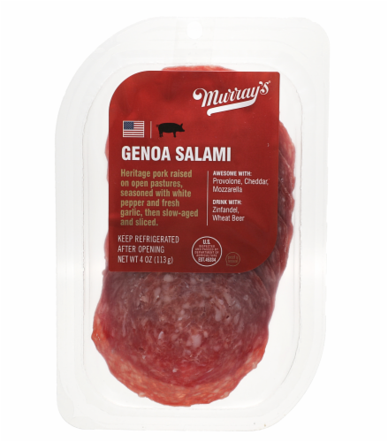 Murray's® Genoa Sliced Salami Perspective: front
