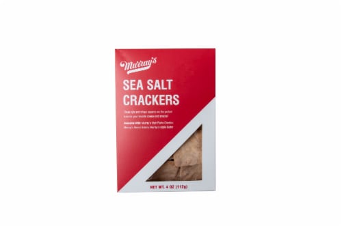 Murray's Sea Salt Crackers Perspective: front