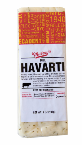 Murray's® Dill Havarti Cheese Perspective: front