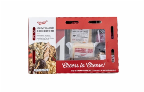 Murray's Holiday Classics Cheese Board Kit Perspective: front