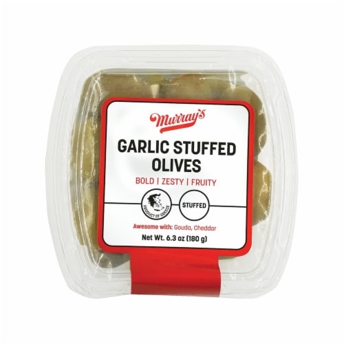 Murray's Garlic Stuffed Olives Perspective: front