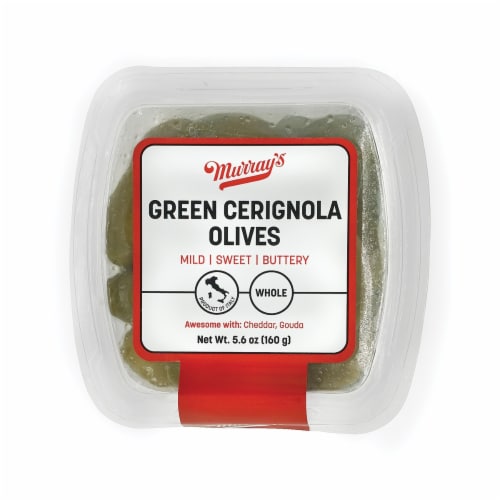 Murray's Green Cerignola Olives Perspective: front