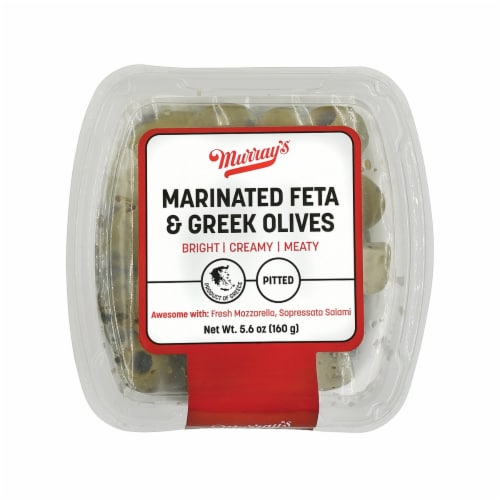 Murray's Marinated Feta & Greek Pitted Olives Perspective: front