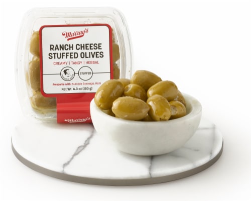 Murray's® Ranch Cheese Stuffed Olives Perspective: front