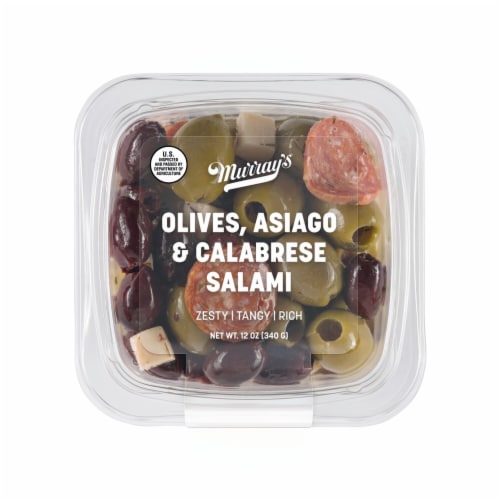 Murray's® Olives Asiago & Calabrese Salami Perspective: front