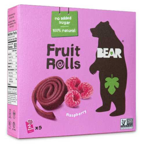 BEAR® Apple-Pear Raspberry Fruit Rolls Perspective: front