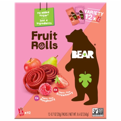 Bear® Fruit Rolls Variety Pack Perspective: front