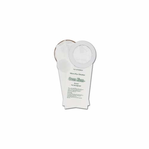 Green Klean Replacement Vacuum Bags Fit Advance Adgility 6 XP 6 Qt backpack and Clarke Perspective: front