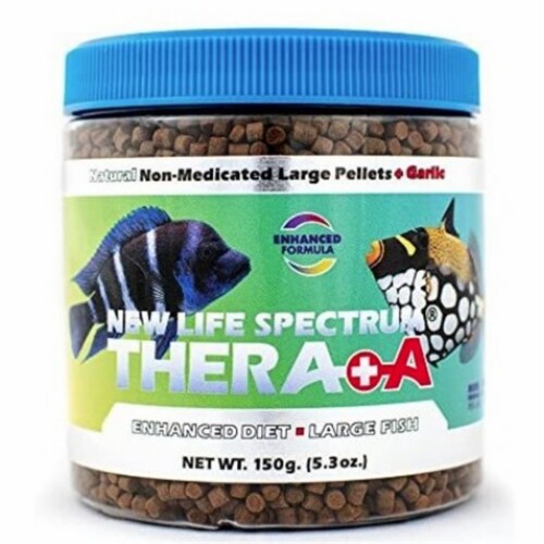 New Life Spectrum SPC02234 New Life Spectrum Thera A Enhanced Natural Fish Diet plus Garlic L Perspective: front