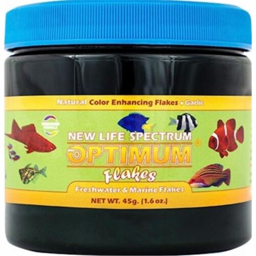New Life Spectrum SPC02925 45 g Optimum Fish Flakes Perspective: front