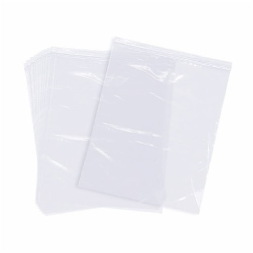 2 Gallon Resealable Plastic Storage Bags with Zipper Top (17 x 13