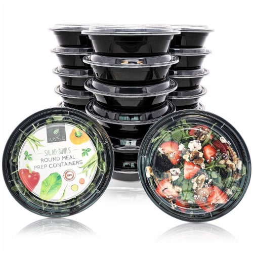 20-Pack Disposable Meal Prep Bento Lunch Box Containers Set 22 oz Microwave  Safe, Pack - Kroger