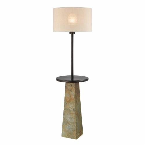 Musee 62'' High 1-Light Outdoor Floor Lamp - Slate Perspective: front