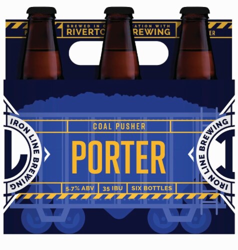 Iron Line Coal Pusher Porter Perspective: front