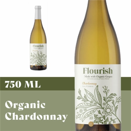 Flourish Organic Chardonnay Perspective: front