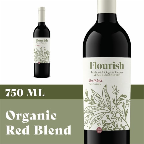 Flourish Organic Red Blend Perspective: front