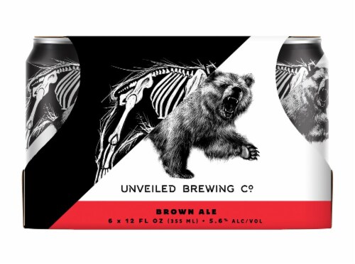 Unveiled Brewing Co. Brown Ale Perspective: front