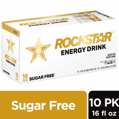 ROCKSTAR ENERGY 16OZROCKSTASF Sugar-Free Energy Drink, 16 oz Can