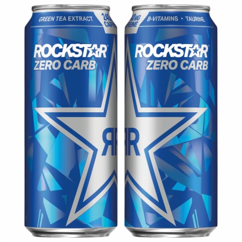 Rockstar® Zero Carb Energy Drink Perspective: front