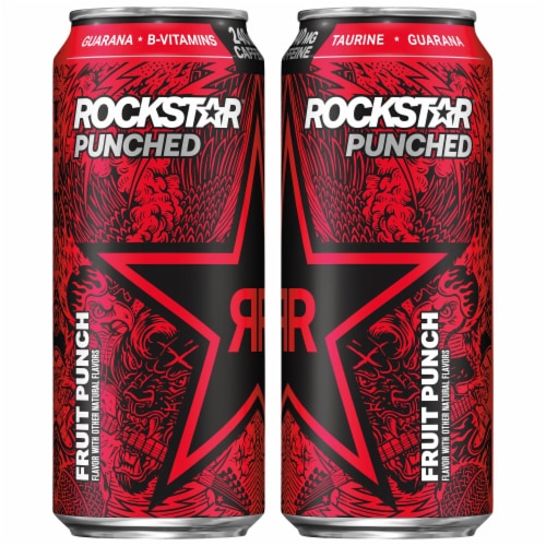 Rockstar Energy Drink 16 Fl Oz/4, 4 pk / 16 fl oz - Baker's